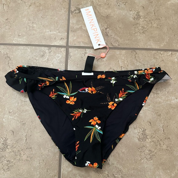 MINKPINK Other - NWT FLORAL PRINT BIKINI BOTTOMS